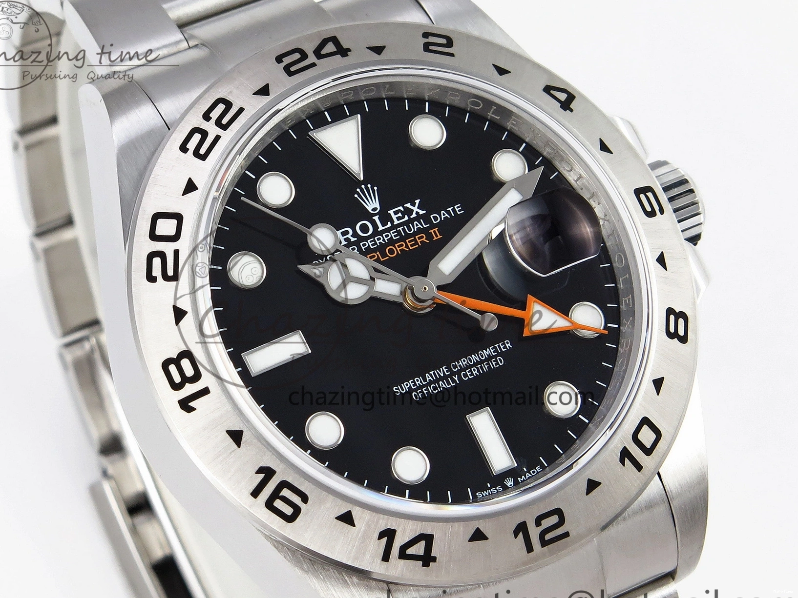 MiroTime 0329 Explorer II 42mm 226570 Black 904L SS GMF 1:1 Best Edition Black Dial on Bracelet VR3285 CHS HighPerformance 1903